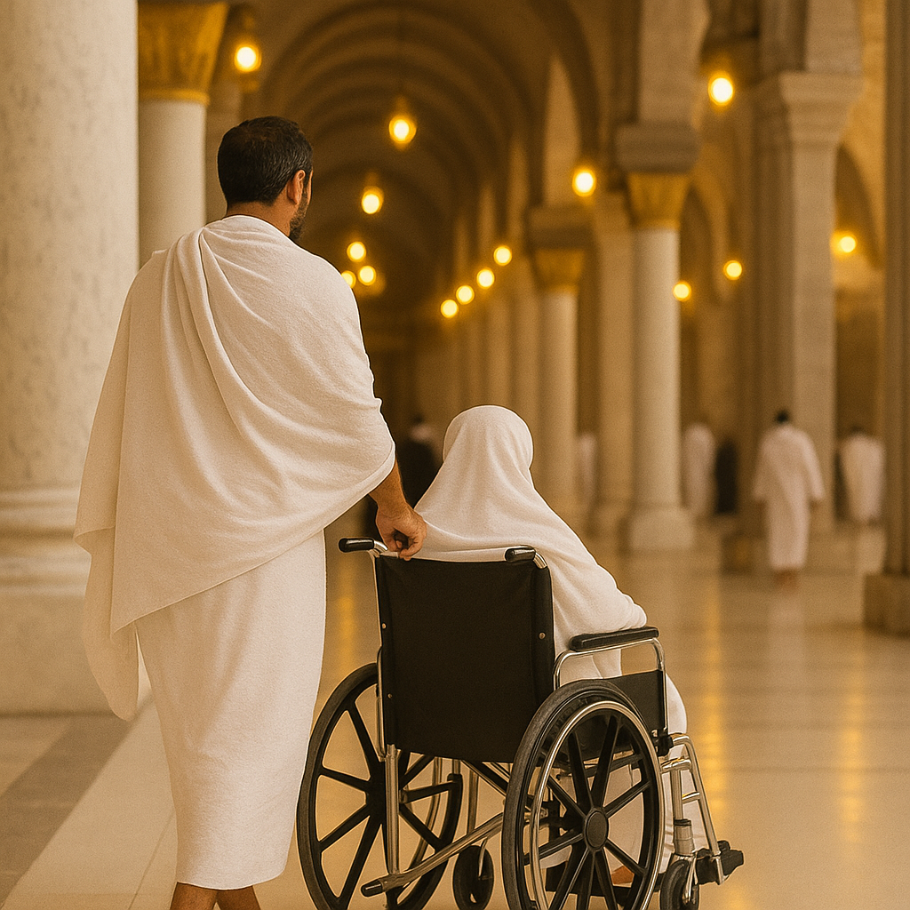 Mon fauteuil à Makkah